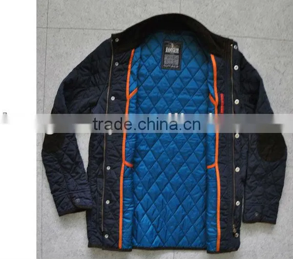 Stylish Fashion Diamond Quilted Men Jacket photo-2