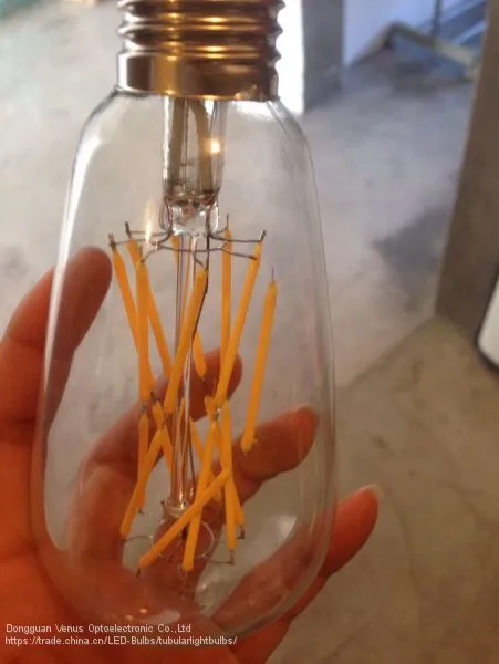 Винтажная лампочка ST64 Edison LED photo-3
