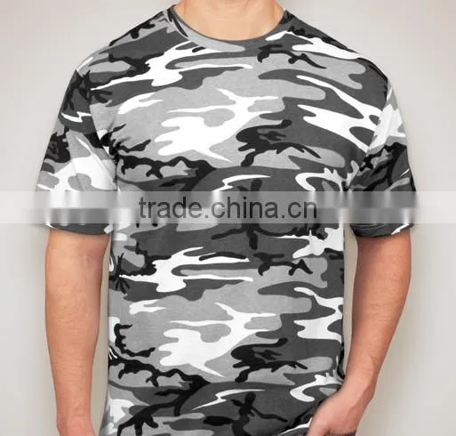 Camo T-shirt Short Sleeve Printed T-shirts for Men Hot Sell High Quality Custom Printed T Shirts Wholesale Custom Made in China photo-6