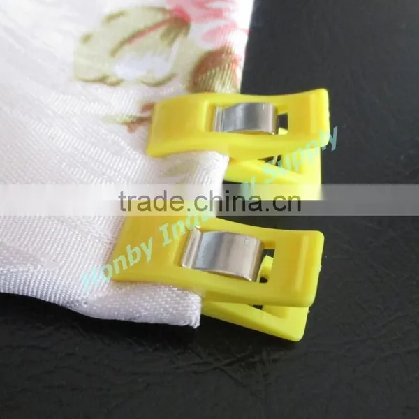 Soild Color Sewing 27mm Plastic Fabric Binding Piping Clip Holder photo-2