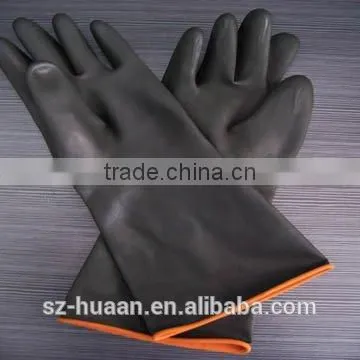 Good Quality Rubber Gloves Heavy Duty Chemical Protection Gloves photo-2