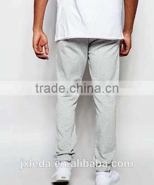 2016 New Mens Plain Tapered Sweat Pants, Jogger Trousers Custom photo-2