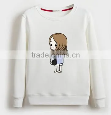 Customized Design Catoon Crewneck Pullover Fleece TC65/35 Cheaper Hoodies/sweatshirt photo-3