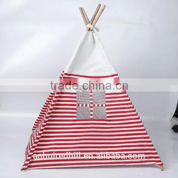 R1932H Hot Sale Wood Outdoor Pet Dog Cat Teepee Tent/Cat Teepee photo-3