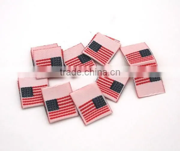 Customized Garment Labels/woven Labels/main Label/embroidered Tag Loop Fold WLF-001 photo-5