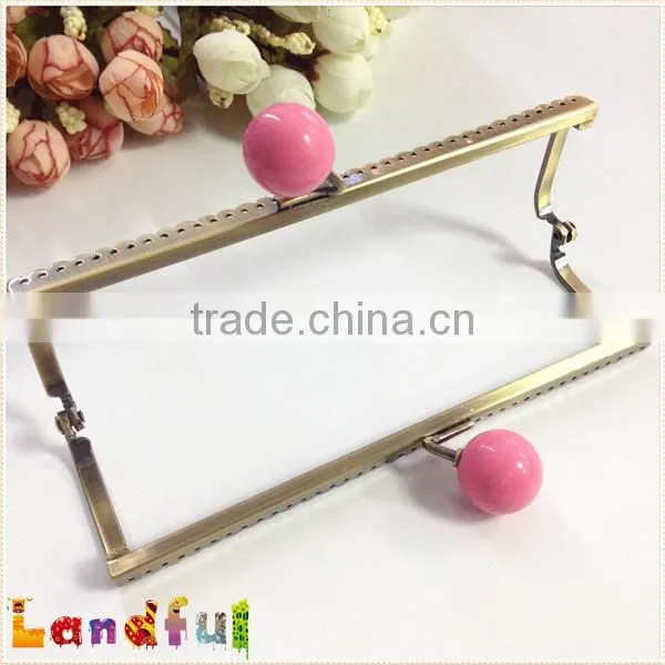 Wholesale Colorful Candy Heads With Sewing Holes Metal Bag Purse Frame photo-3