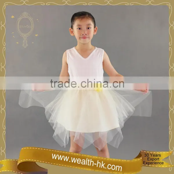 Sweety Elegant Pure Color Girls Princess Dress photo-2