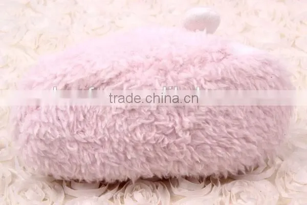 Lovely Cartoon Animal Coral Fleece Baby Girl Walking Shoes photo-5