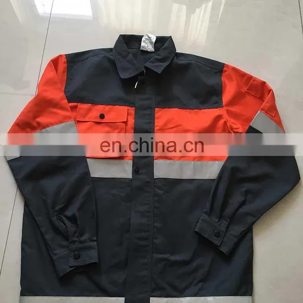 China Supplier 100%Cotton Fire Retardant Protective Reflective Safety Clothing Wholesale photo-6