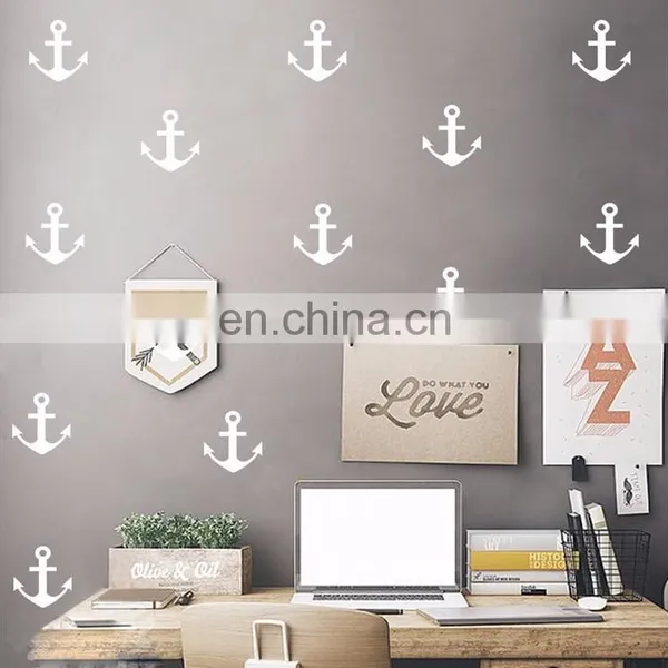 Ins Style Anchors Shape Vinyl Wall Sticker Children Room Home Decoration Mural Roon Decal photo-2