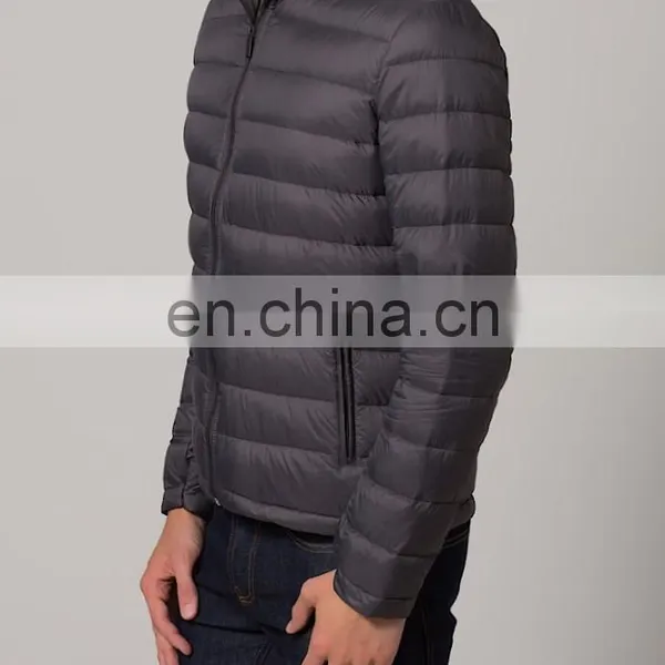 Fashionable Artificial Light Down Jacket for Men photo-3
