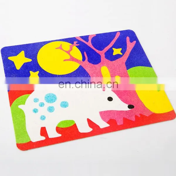 DIY Toys Colorful Art Painting Sand Art Kits for Kids photo-5