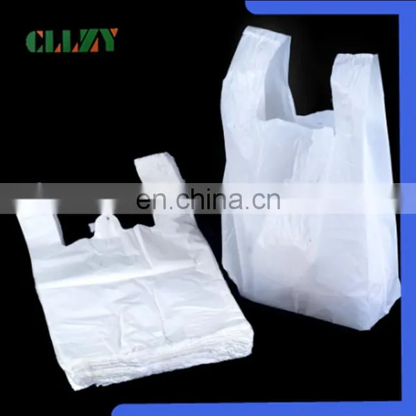 Free Shipping For White Vest Style Carrier Bags photo-2