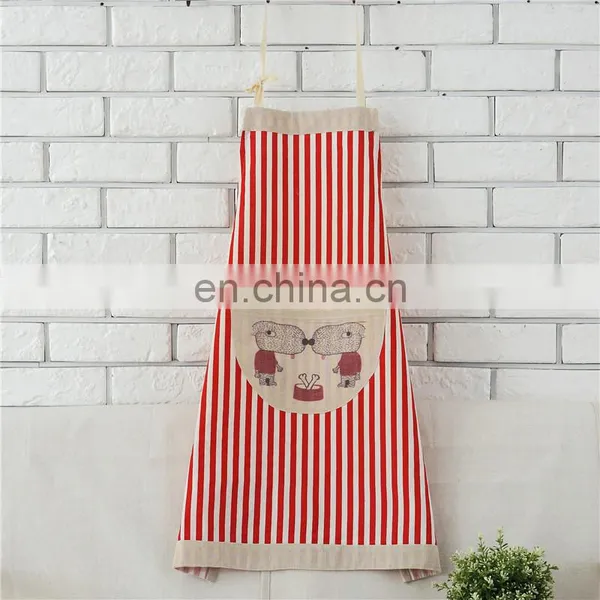 New Look Red Stripe Polyester Houseware Apron photo-2