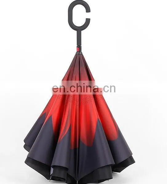 Auto Open Transparent Straight Umbrella LOGO Printing Cheap Clear Umbrella Pass BSCI photo-5