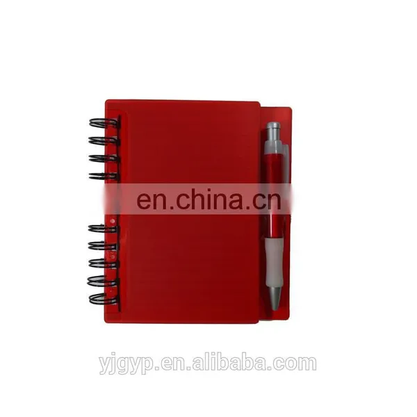 Promotional customized A4 /A5 PP Plastic cover spiral notebook