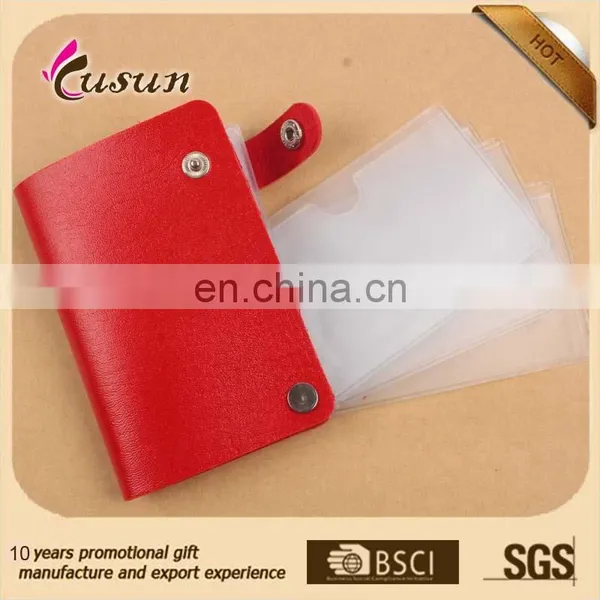 New Short PU Leather Credit Card Holder/ Leather Card Case/PU Card Holder photo-3