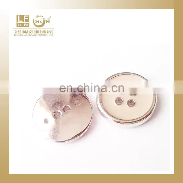 Plastic Button With Metal Rim photo-2