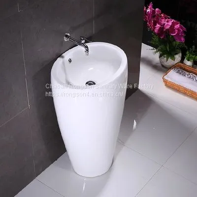 Ceramic Pedestal Wash Basin Sink Singapore photo-4