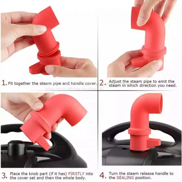Pressure Cooker Steam Diverter Release Accessory Silicone Instant Pot Steam Release Pipe Cooking Kitchen Accessories photo-5