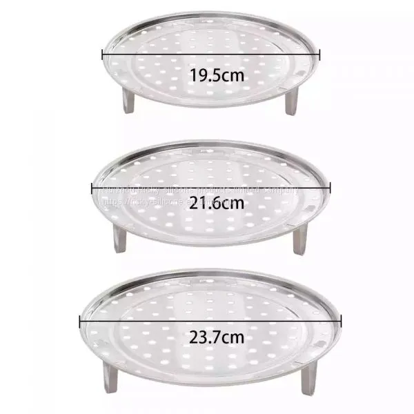 1 Pcs Multifunction Durable Steamer Rack Stainless Steel Pot Steaming Tray Stand Steamer Shelf Cookware Kitchen Accessories photo-2