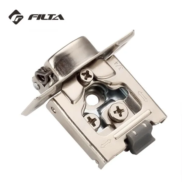 NEW ARRIVAL Filta Furniture Hardware American Market Face Frame 3D Nylon Damper Soft Close Clip On Iron Cabinet Hinge photo-5