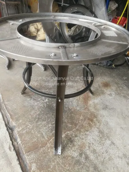 Outdoor Metal Brazier Square Table Firepit Garden Patio Heater/BBQ/Ice Pit With Waterproof Cover (Fire Pit & Grill) photo-4