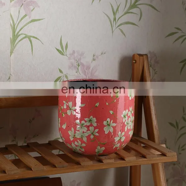 Novel Gift Item Custom Fancy Wedding Garden Decoration Plant Pots Pink Ceramic Flower Planters for Home Decor photo-3