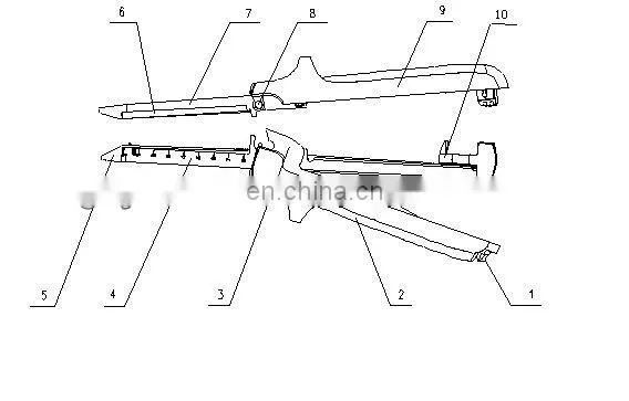 CE Certified Geyi Surgical Disposable Linear Cutter Stapler With Reloads photo-2