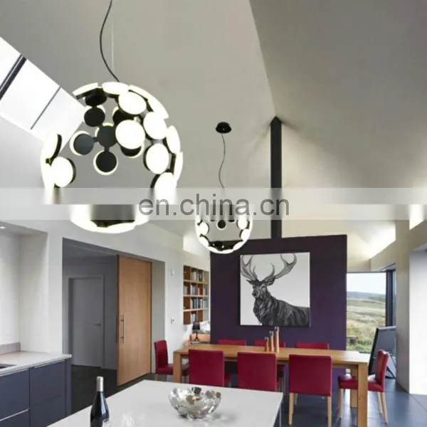 Nordic Style Easy Personality Art Creative Chandelier Globe Ceiling Light Acrylic Chandelier Light photo-2