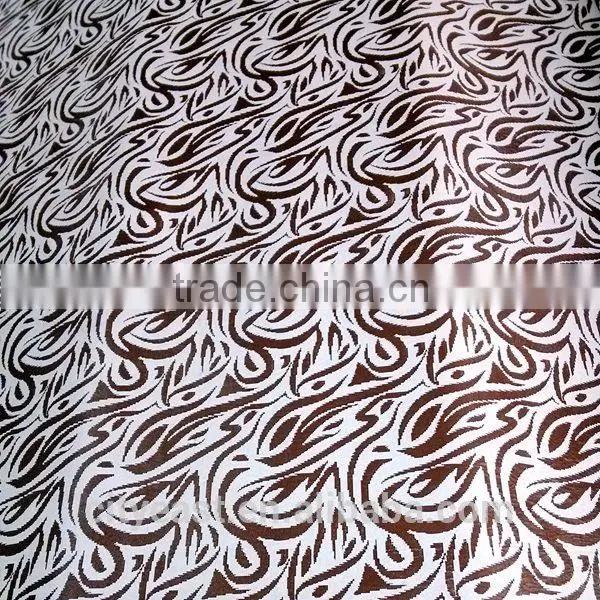 Bronzed Suede Fabric Bonded With Roma Fabric