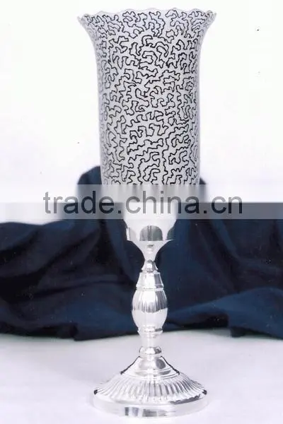Metal Hurricane Lamp Candle Holder photo-3