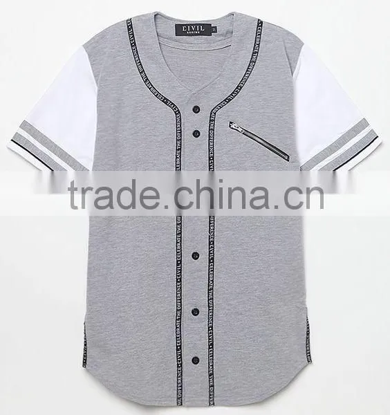 Wholesale Women Baseball T Shirt,Cheap Woman Plain Baseball Jersey photo-2