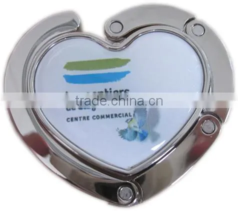 Heat--shaped Epoxy Paster Inside Metal Lady Button With Customized Logo