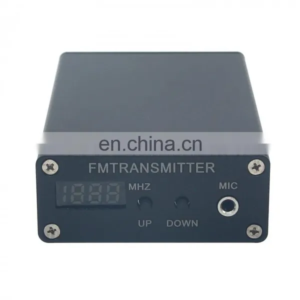 0.5W Black Audio Transmission Radio PLL Digital Wireless Headphone Stereo FM MP3 Transmitter photo-3