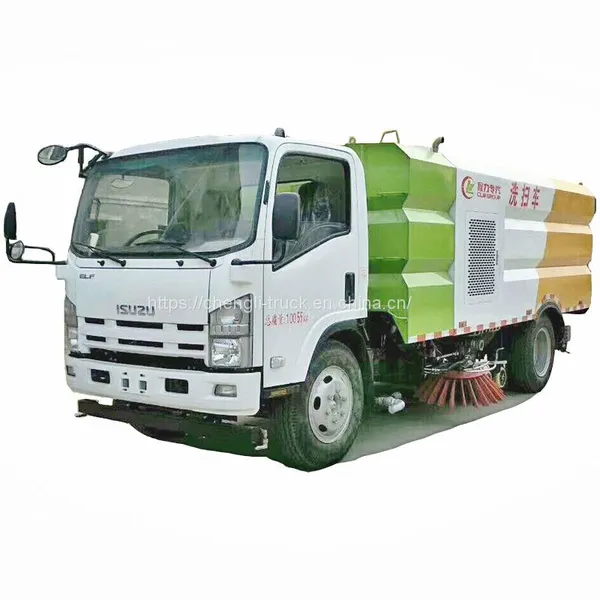 Isuzu 700P Diesel Engine Sweeper Truck Japan Road Sweeper Truck