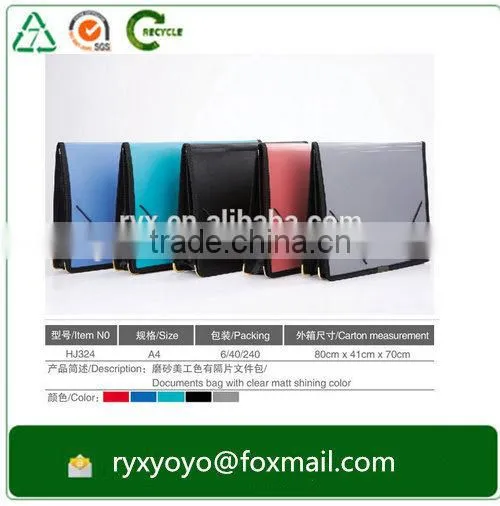 High Quality pp Clear Hard Plastic Document Box With Elastic Bands photo-5