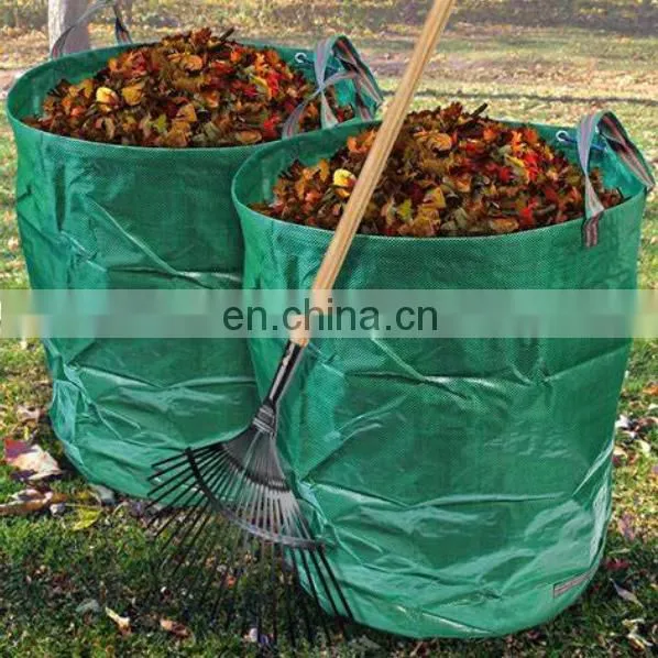 3-Pack 32 Gallons Eco-friendly Collapsible Gardening Waste Bag,Leaf Bag photo-2