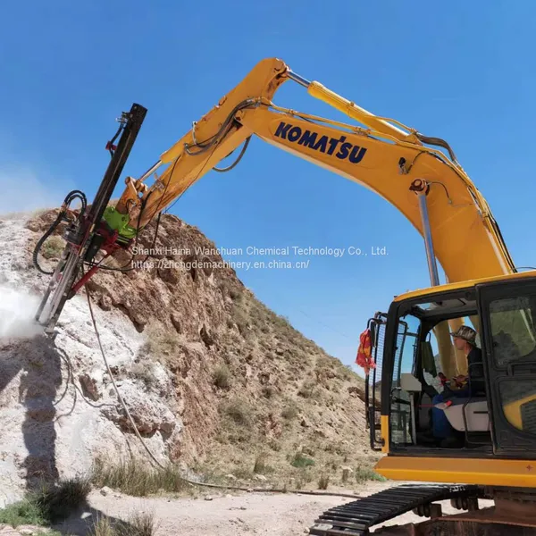 Easy-to-operate Down-the-hole Drill Mounted on an Excavator photo-2