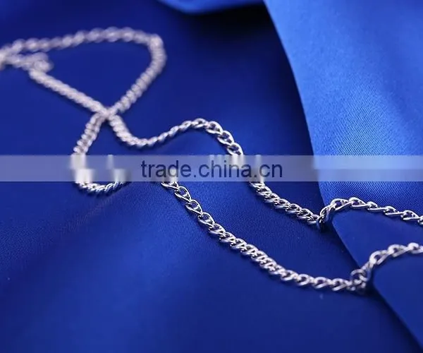 2015 Wholesale Fashion Jewelry Rhodium Plated Cheap Chain Necklace photo-6