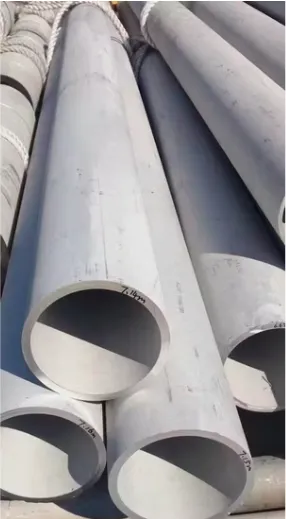 Round ASTM Approved Seaworthy Packing With Wooden Pallet Stainless Steel Pipe
