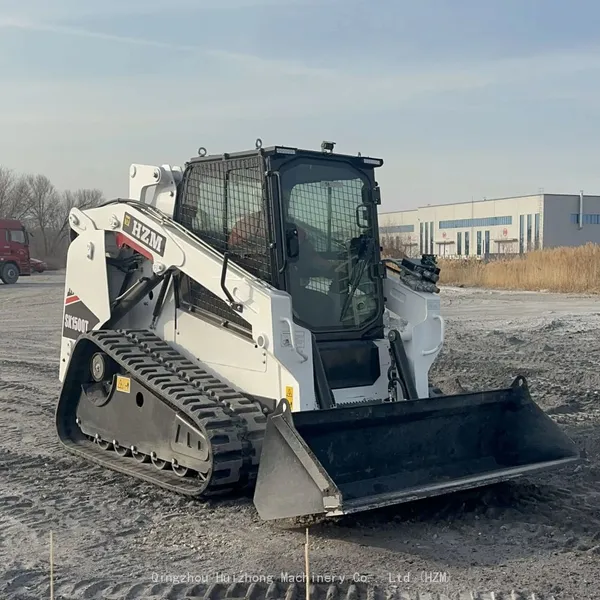 2025 New Design High Quality Compact Skid Steer Loader HZM SK1300 With EPA4 E5 Engine photo-5