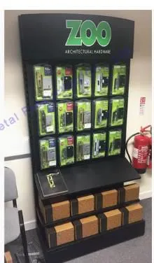 LED Pegbord Metal Display Rack With Lighting Heavy Duty Shelves Tool Display photo-2