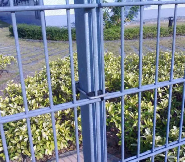 PVC Coated Double Wire Fence Green Black Color for Commercial Security photo-4