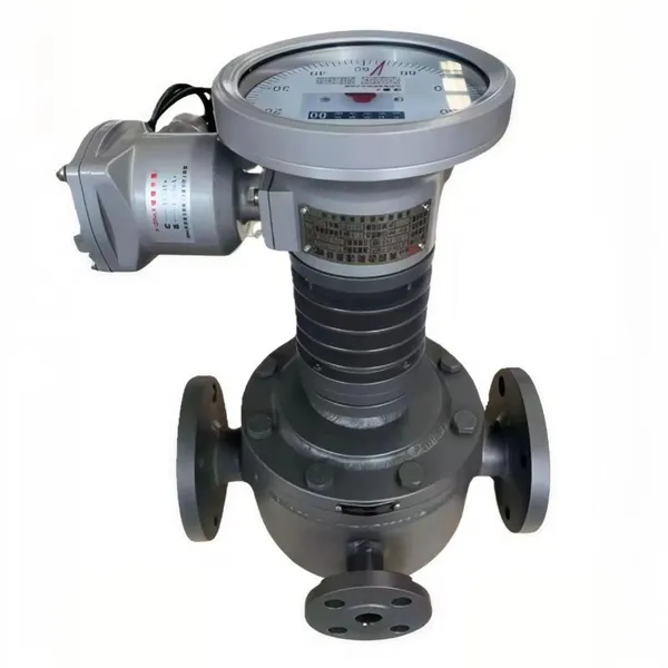 High Accuracy Mechanical Bitumen Oval Gear Flow Meter photo-3