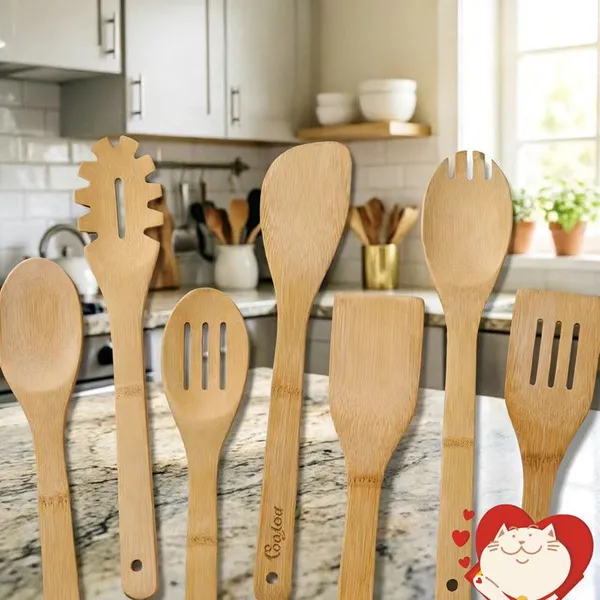 Bamboo Spoons Bambu Cooking Spoons Wholesale From China photo-3