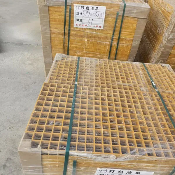Offshore Platform FRP Grating Saltwater Corrosion Resistant Oil Gas Deck Flooring