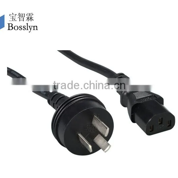 PVC Material Portable Australia Power Cord/Australian Plug Power Cord/3 Pin Australia ac Power Cord