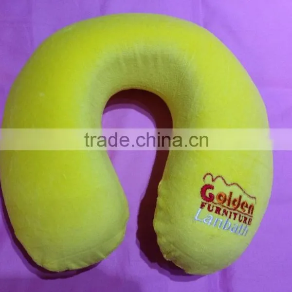 Travel Neck Pillow Memory Foam Golden Wholesale Product photo-5