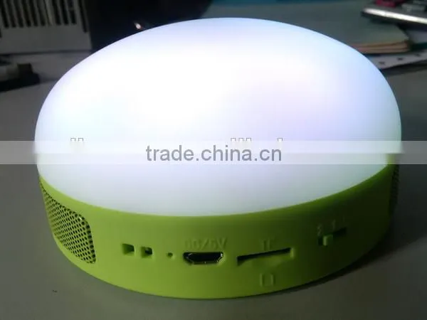 Festival Gift White Hemispherical Appearance DC5V Chargeable Bluetooth Speakes With ABS Shell